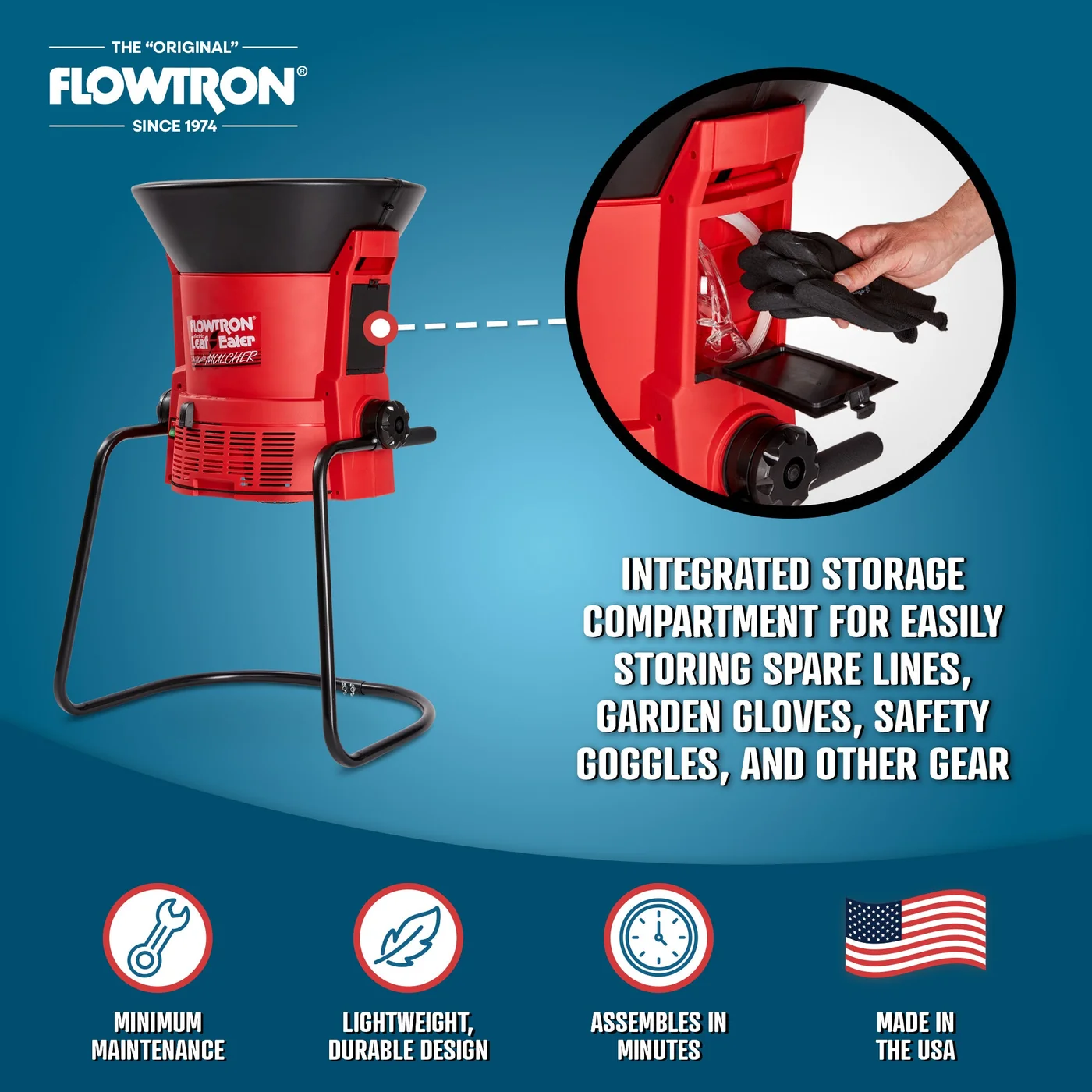 Flowtron LE-900 electric leaf mulcher, product gallery view 5