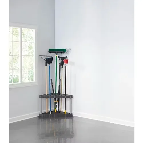 Rubbermaid FG5A4700MICHR corner tool tower rack, gallery view 2