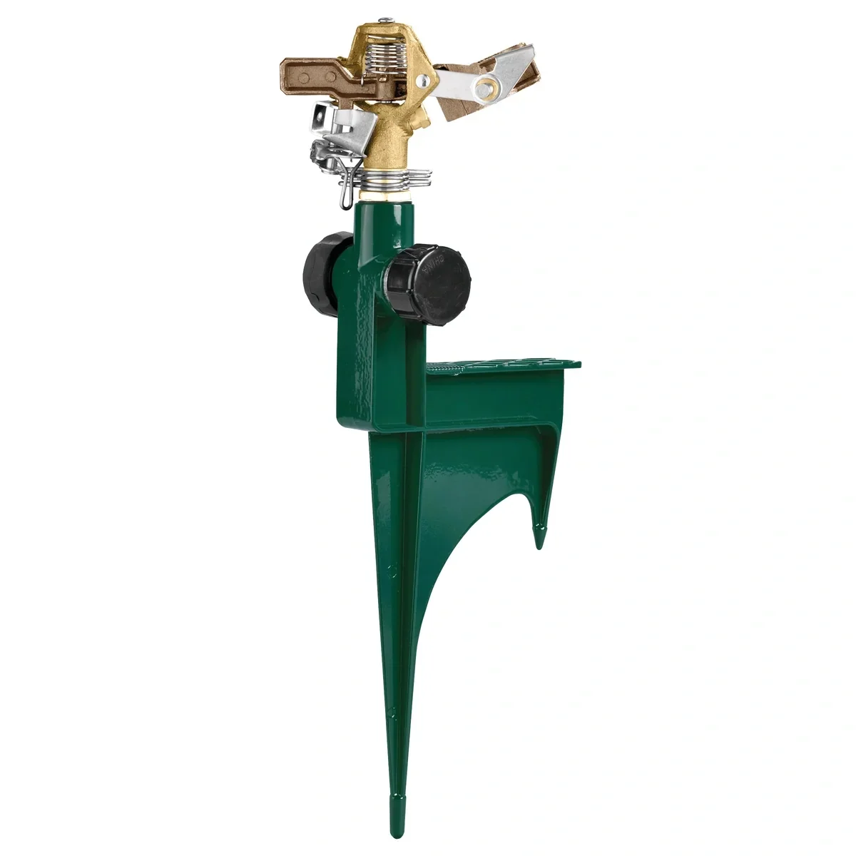 Orbit 58214N Brass Impact Sprinkler on Step Spike, product view