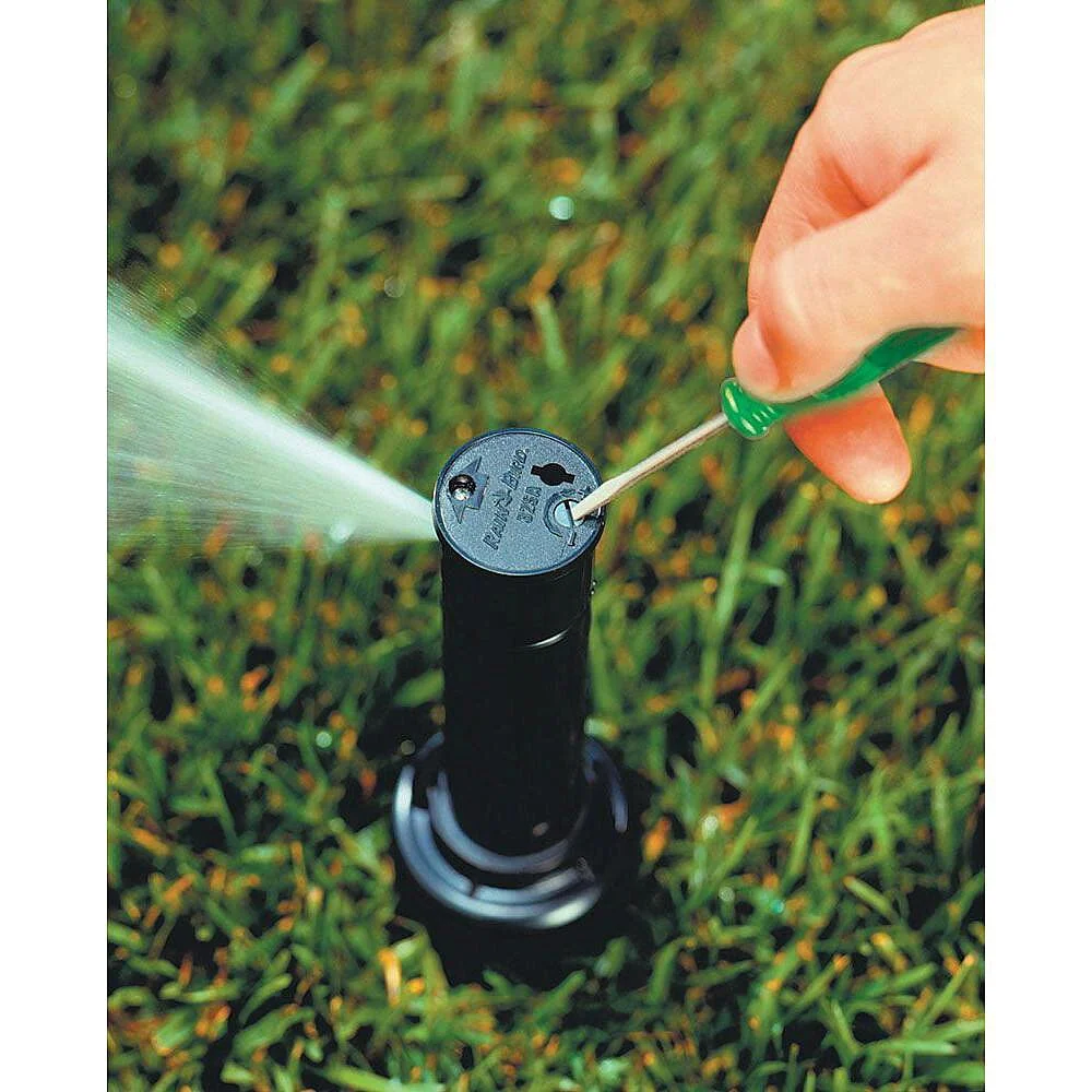 Rain Bird 32SA adjustable rotor sprinkler, detail or garden-use view 2