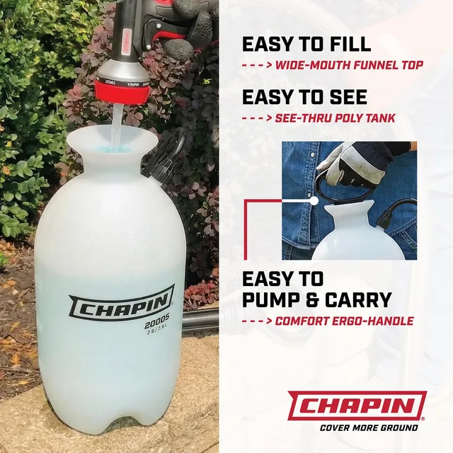 Chapin 20004 SureSpray 1-gallon pump sprayer, product photograph 3