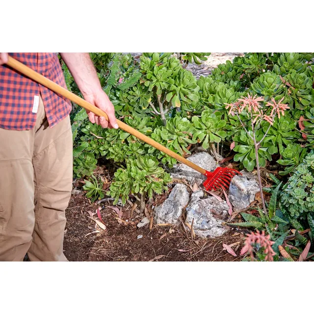 Corona RK 62000 8-inch Wood-Handle Shrub Rake, manufacturer gallery view 3