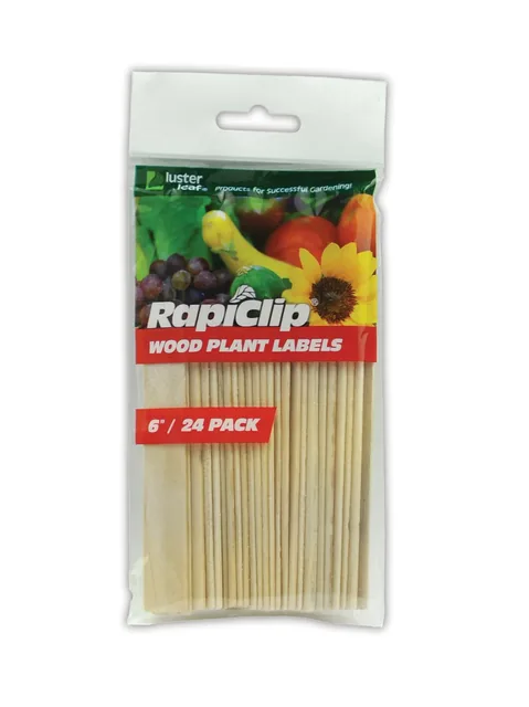 Luster Leaf Rapiclip 6-inch wood labels manufacturer product view 1