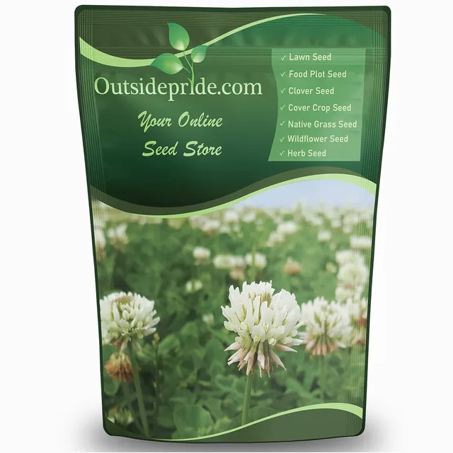 Outsidepride White Dutch Clover seed, 2 lb., an example of clover seed