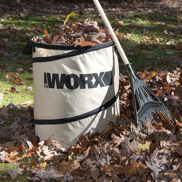 WORX WA0030 26-gallon collapsible leaf bin, manufacturer view 2
