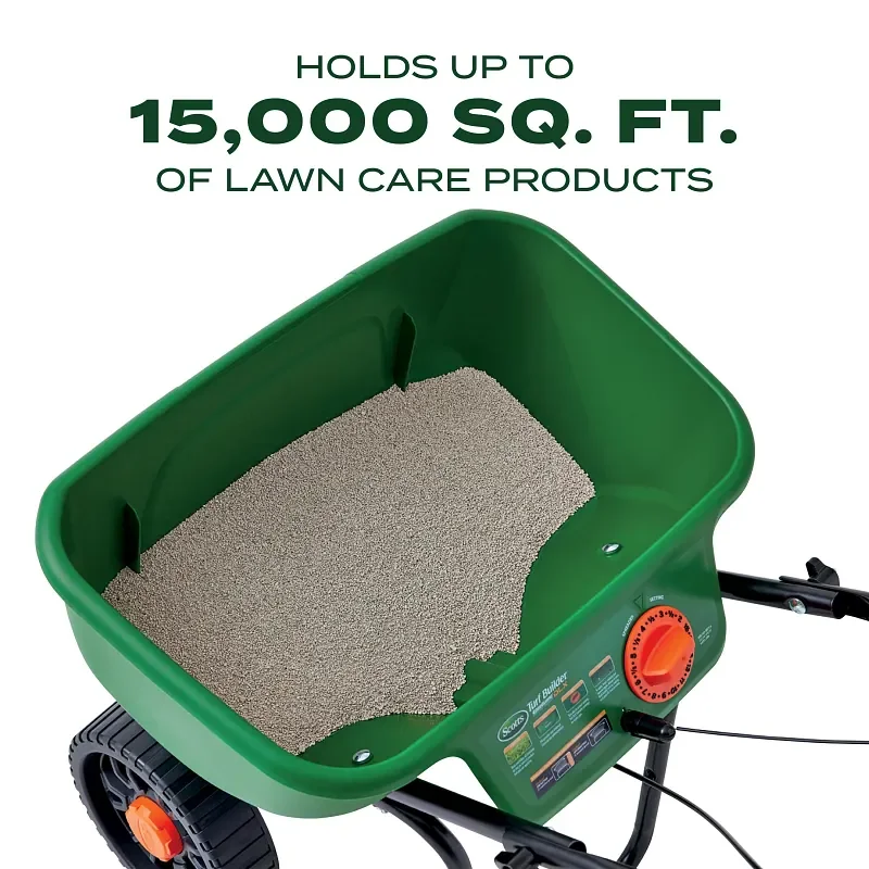 Scotts® Turf Builder® EdgeGuard® DLX Broadcast Spreader Image 4