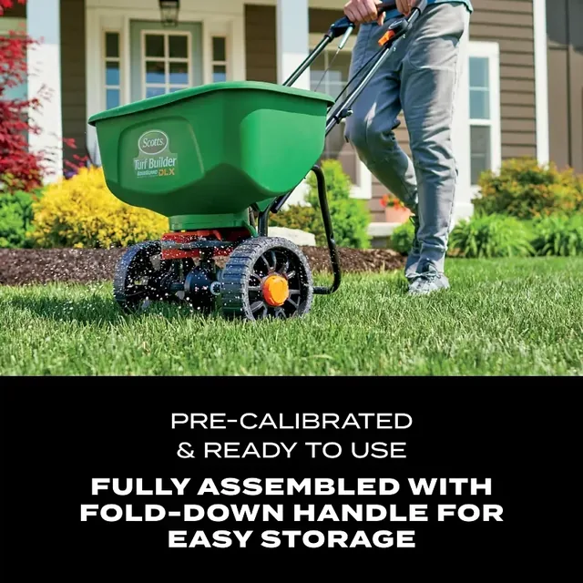 Scotts® Turf Builder® EdgeGuard® DLX Broadcast Spreader Image 6