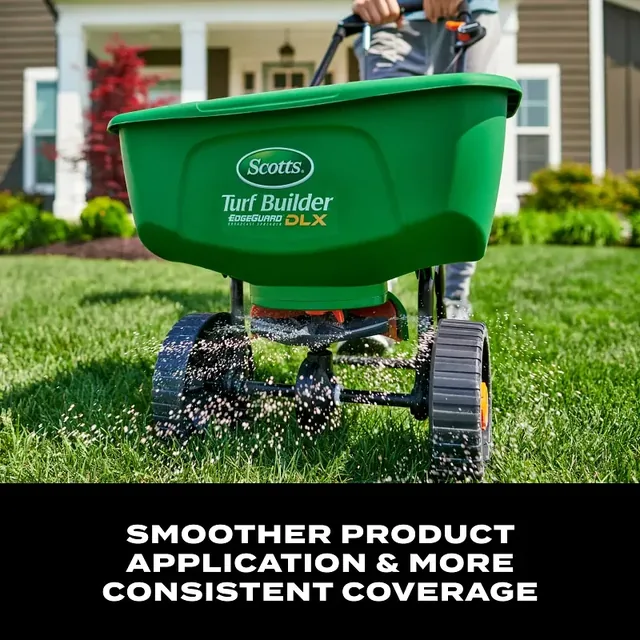 Scotts® Turf Builder® EdgeGuard® DLX Broadcast Spreader Image 3