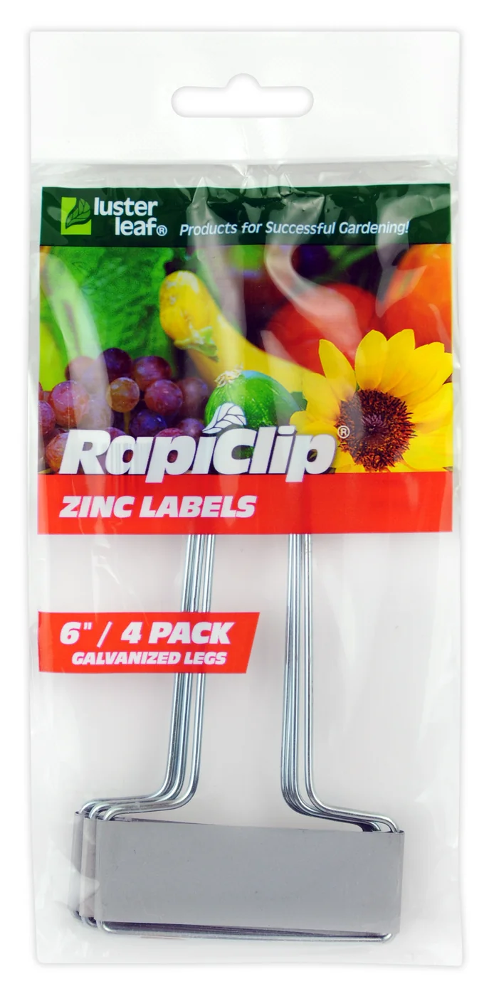 Luster Leaf Rapiclip 6-inch zinc labels manufacturer product view 1