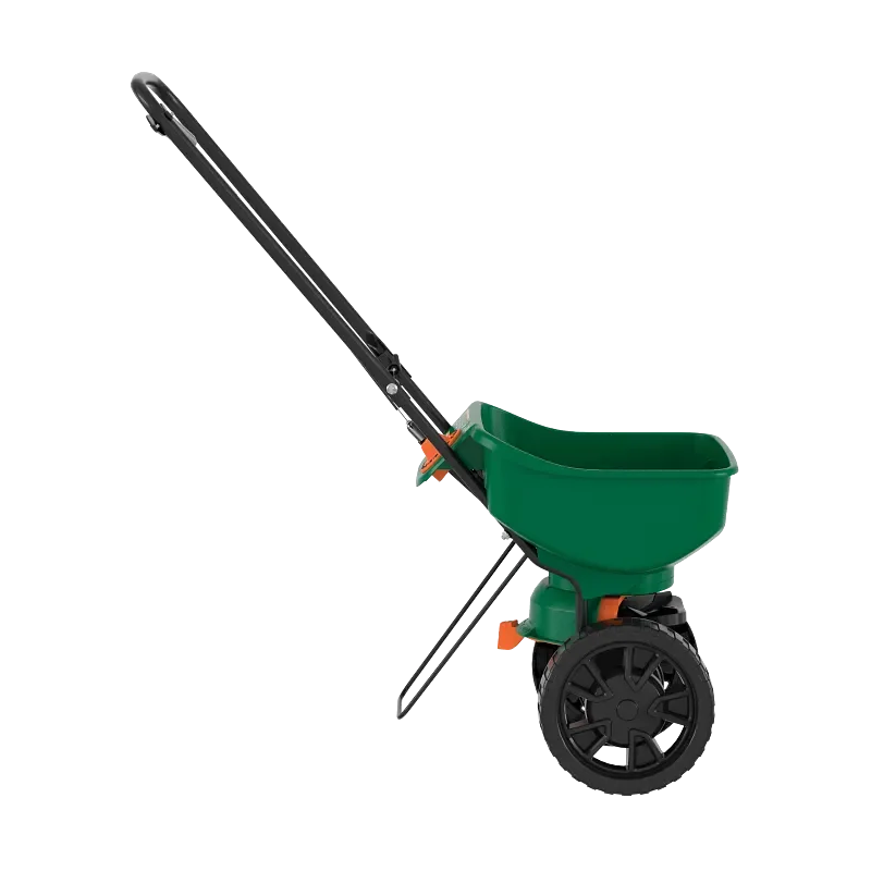 Scotts EdgeGuard Mini broadcast spreader manufacturer product view 3