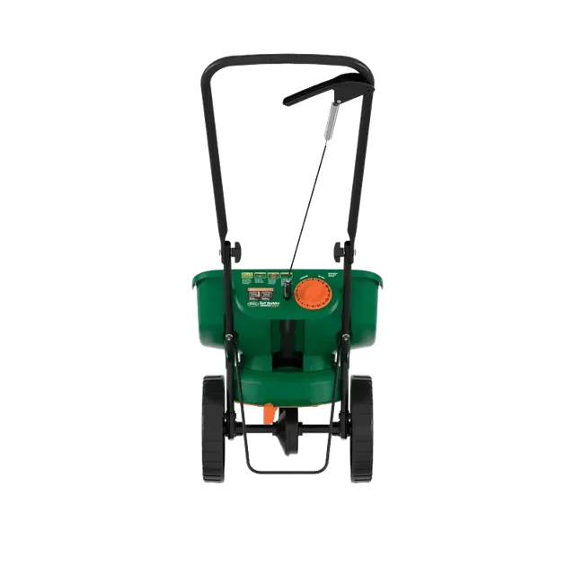 Scotts EdgeGuard Mini broadcast spreader manufacturer product view 2