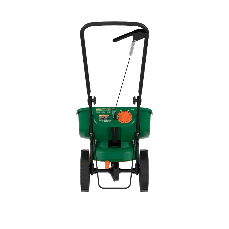 Scotts EdgeGuard Mini broadcast spreader manufacturer product view 2