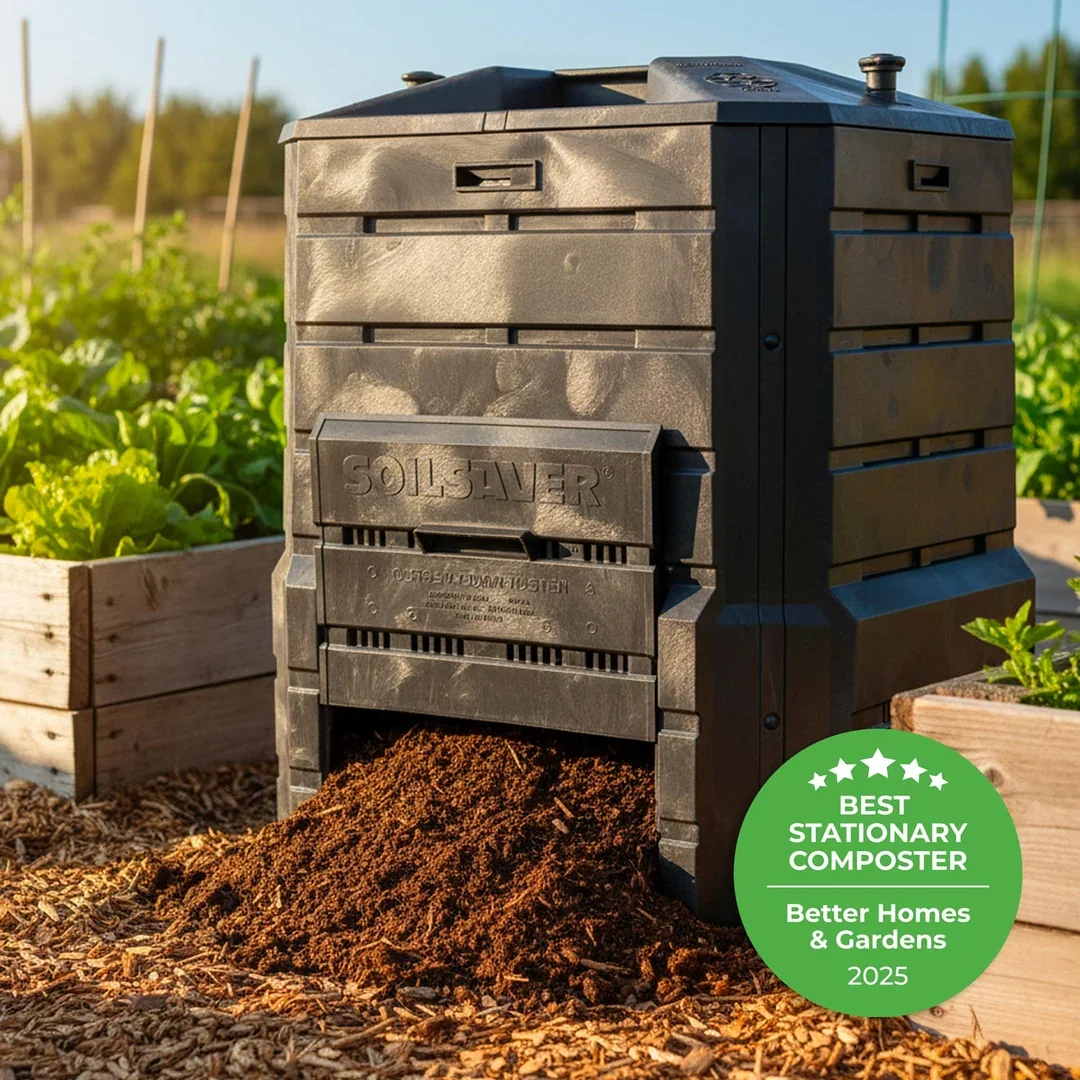 Algreen Soil Saver 94-gallon compost bin manufacturer product view 1