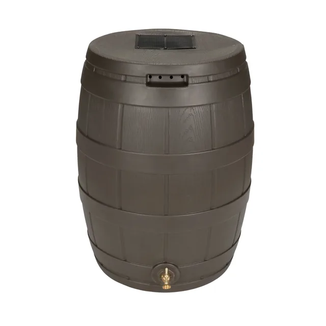 Good Ideas Rain Vault 50-Gallon Oak Rain Barrel, manufacturer gallery view 2