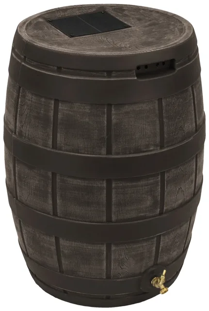Good Ideas Rain Vault 50-Gallon Oak Rain Barrel, product view