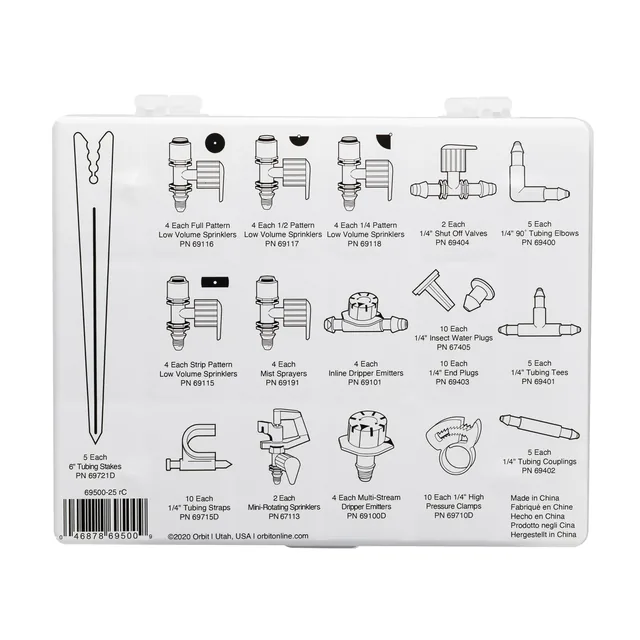 Orbit 69500 92-Piece Drip Parts Assortment, manufacturer gallery view 3