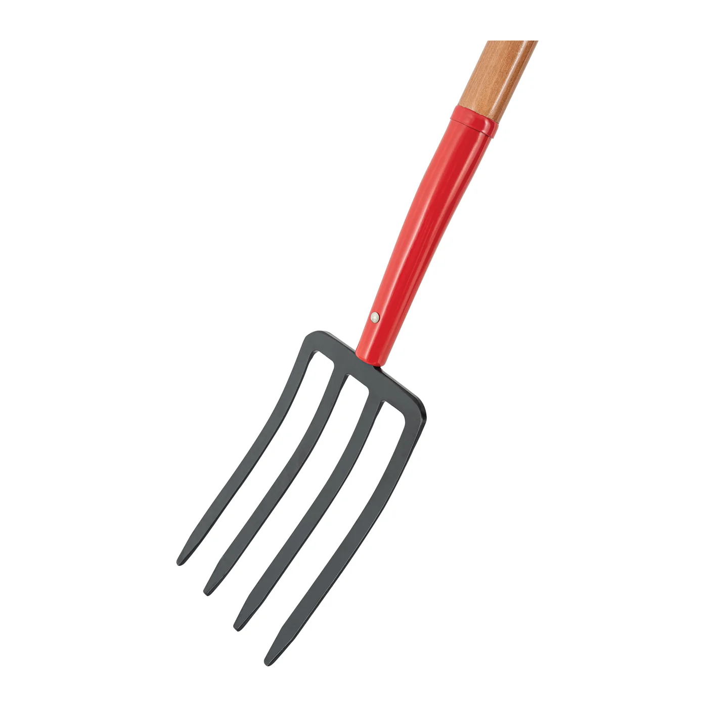 Truper 30293 BJ-4E four-tine spading fork with 30-inch wood D-grip handle, gallery view 6