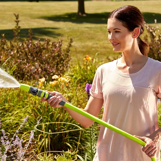 Flexzilla Garden Hose 5/8 in. x 100 ft., Lightweight All-Weather Water Hose, Durable and Flexible, Leak-Free Connections | manufacturer gallery view 5