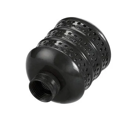 Orbit 27423 black perforated metal soaker irrigator with hose connection