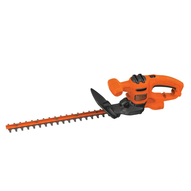 BLACK+DECKER BEHT150 17-inch hedge trimmer, an example of corded hedge trimmers