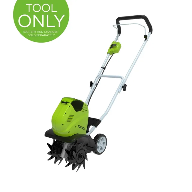 Greenworks 27062A cultivator, manufacturer gallery view 1