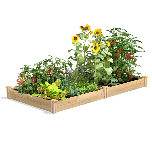 Greenes Fence RC48967 cedar raised bed manufacturer product view 1