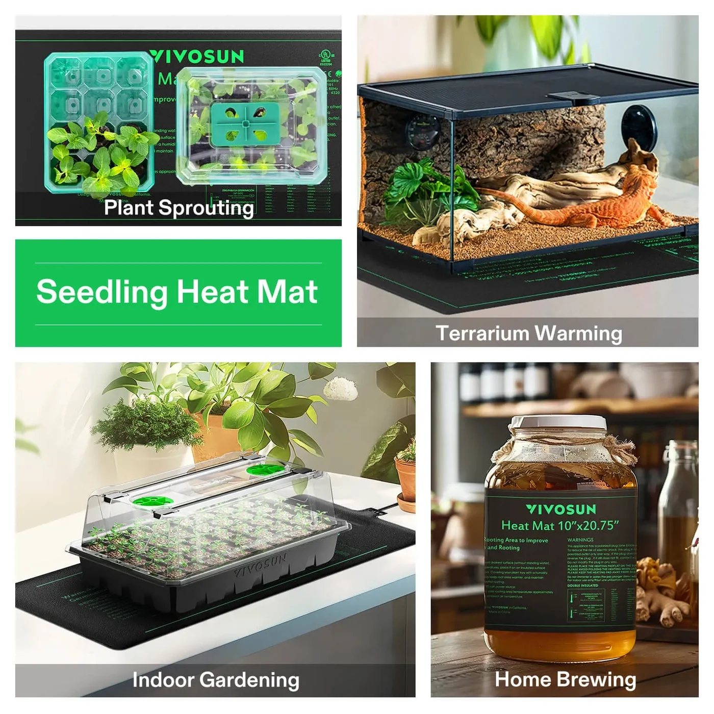 VIVOSUN 10 x 20.75-inch seedling heat mat, gallery view 7