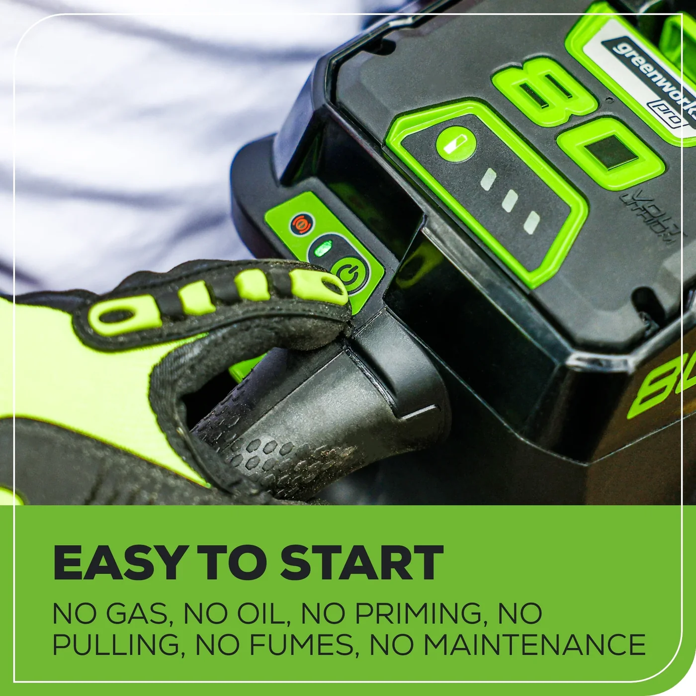 Greenworks GCS80421 chainsaw, manufacturer gallery view 6