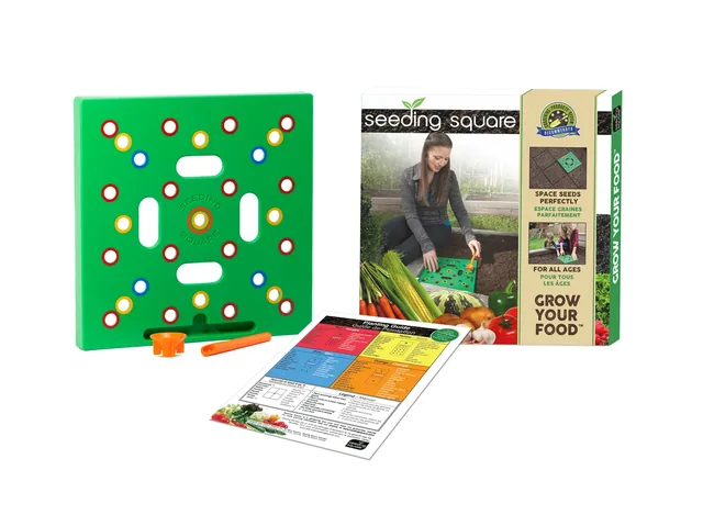 Seeding Square color-coded planting template, product view 2