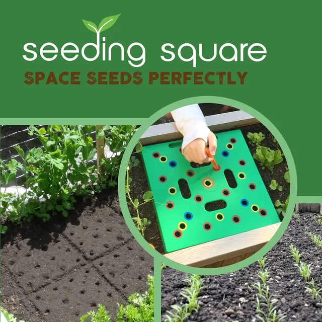 Seeding Square color-coded planting template, product view 3