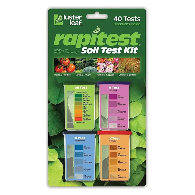 Luster Leaf 1601 Rapitest® Soil Test Kit, an example of soil tests & meters