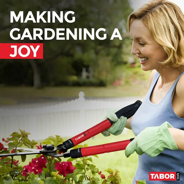 TABOR TOOLS B212A telescopic hedge shears, product gallery view 5