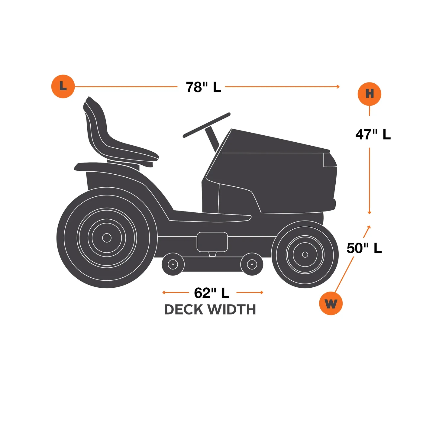 Classic Accessories 52-147-040401-00 large universal tractor cover, product gallery view 2