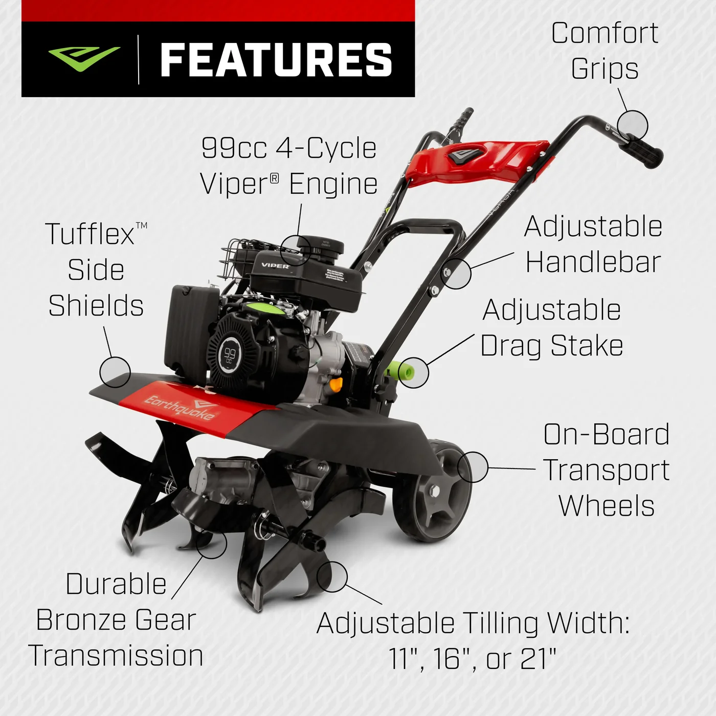 EARTHQUAKE 20015 cultivator, manufacturer gallery view 4