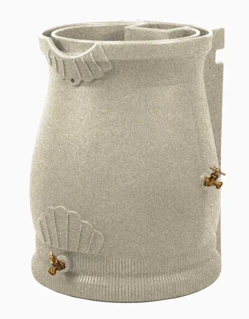 Good Ideas Rain Wizard Urn 50 Sandstone Rain Barrel, product view
