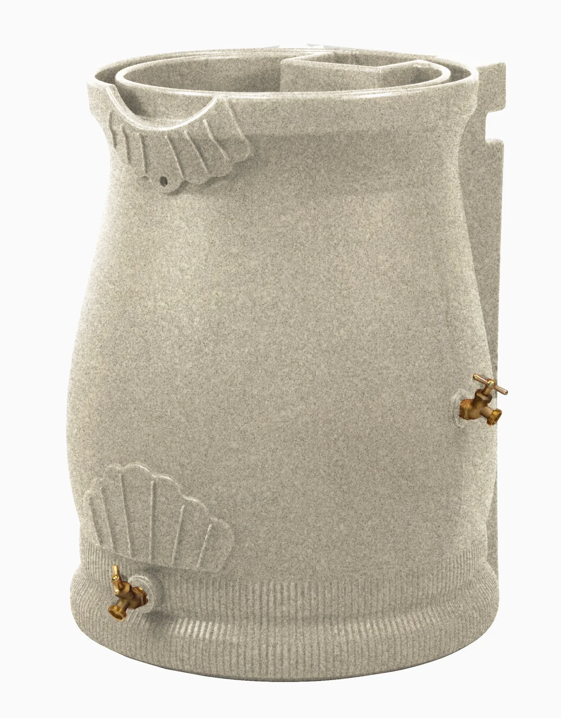 Good Ideas Rain Wizard Urn 50 Sandstone Rain Barrel, product view