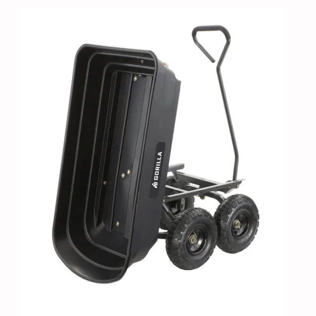Gorilla GOR4PS 600 lb garden dump cart, product detail 1