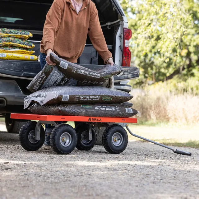 Gorilla GOR800-COM steel utility wagon, product gallery view 4