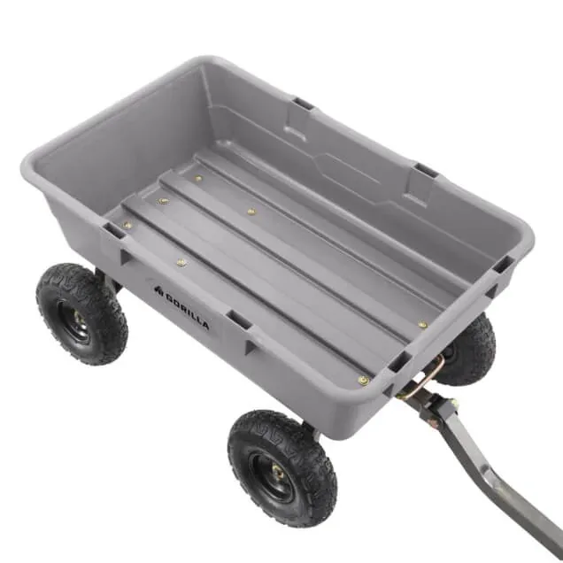 Gorilla GOR5-COM poly dump cart, product gallery view 2