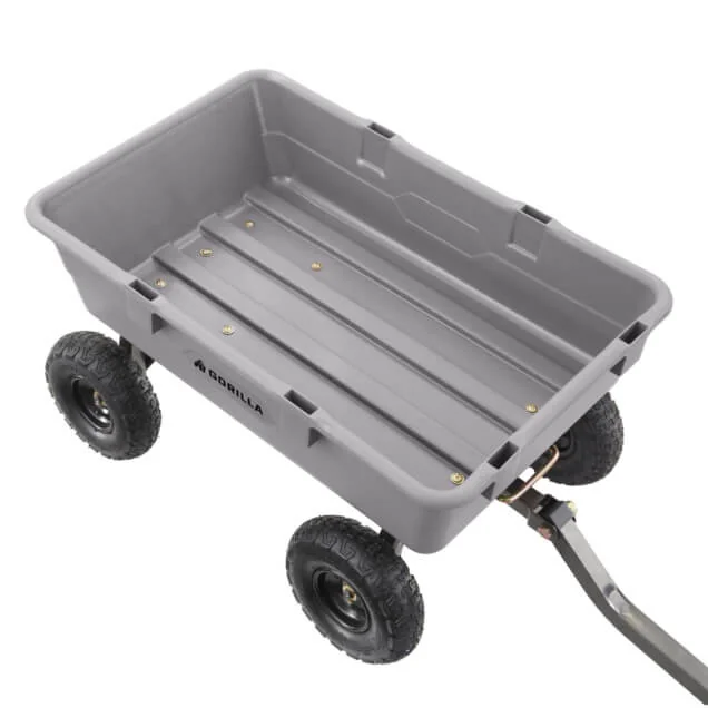 Gorilla GOR5-COM poly dump cart, product gallery view 2