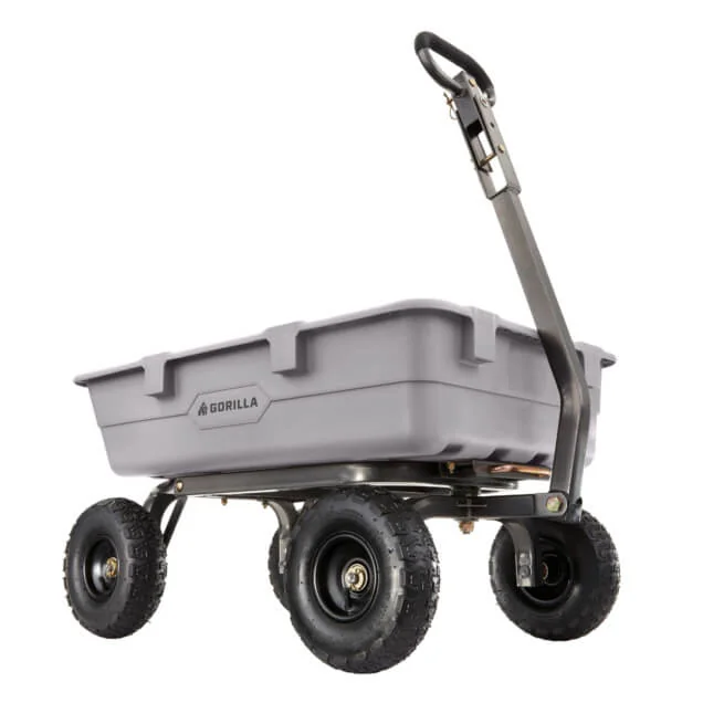 Gorilla GOR5-COM poly dump cart, product gallery view 1