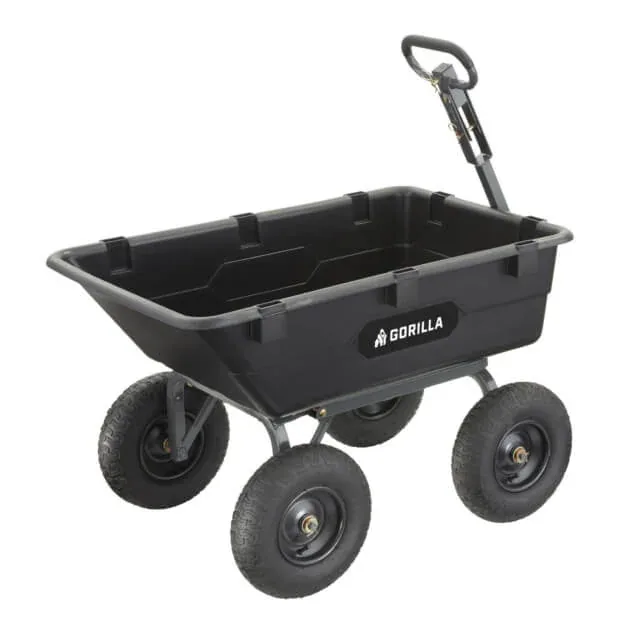 Gorilla GOR6PS 1200 lb garden dump cart, product detail 7