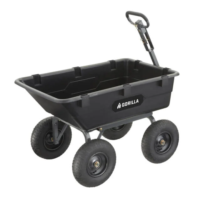 Gorilla GOR6PS 1200 lb garden dump cart, product detail 7