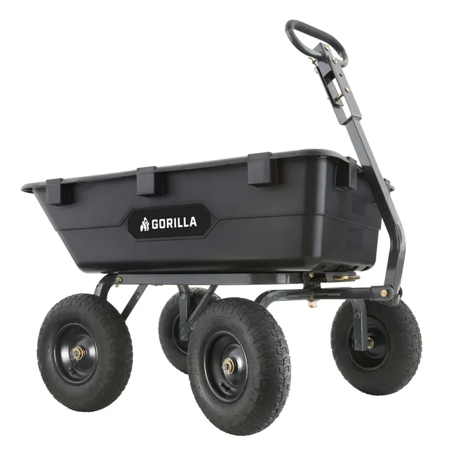 Gorilla GOR6PS 1200 lb garden dump cart, main product view