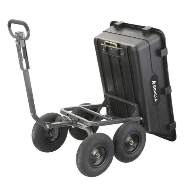 Gorilla GOR6PS 1200 lb garden dump cart, product detail 6