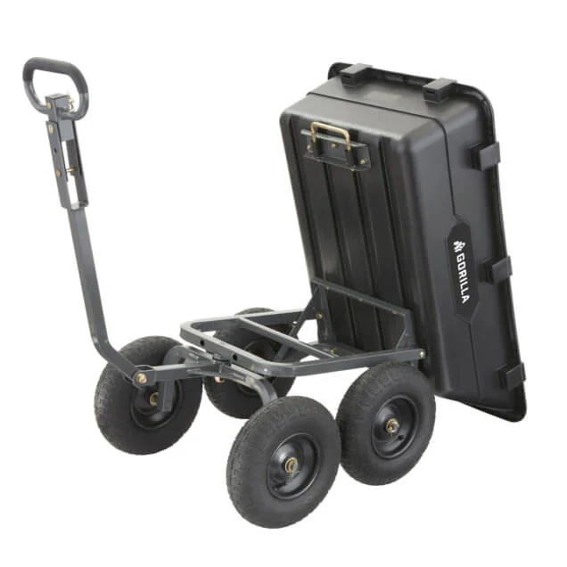 Gorilla GOR6PS 1200 lb garden dump cart, product detail 6
