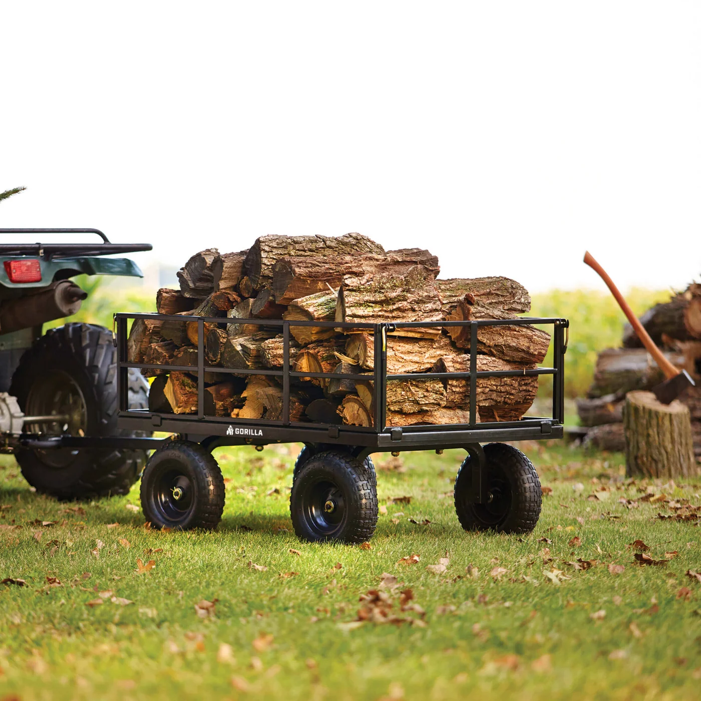 Gorilla GOR1200-COM steel utility wagon, product gallery view 6