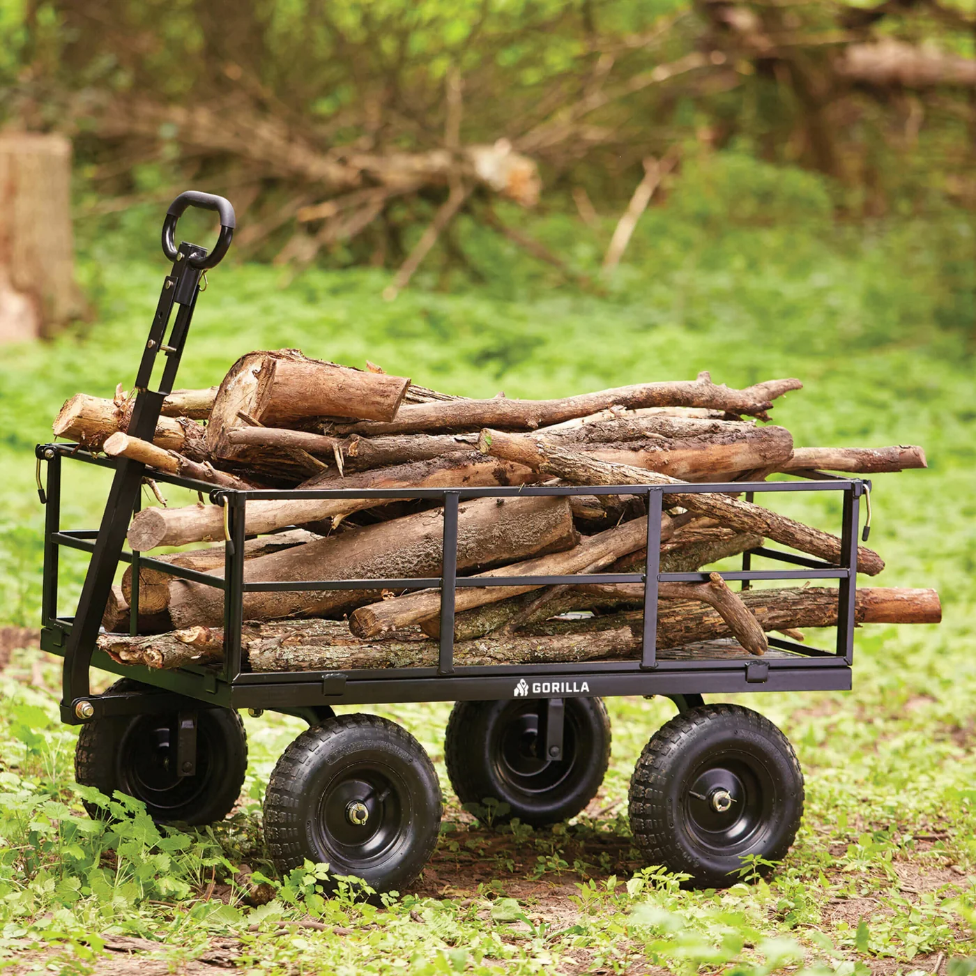 Gorilla GOR1200-COM steel utility wagon, product gallery view 7