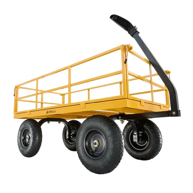 Gorilla GOR1201B steel utility wagon, product gallery view 3