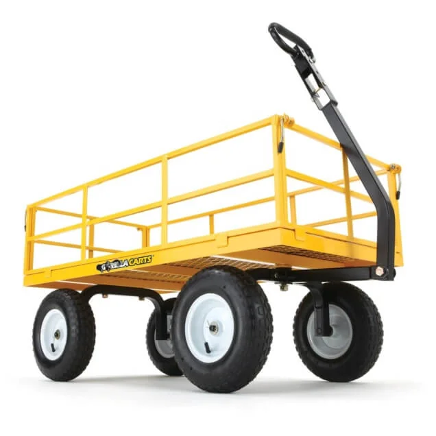 Gorilla GOR1201B steel utility wagon, product gallery view 2